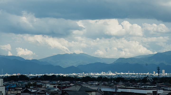 噺館の2階からの風景