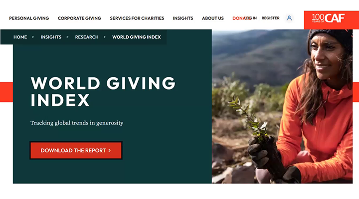 World Giving Index