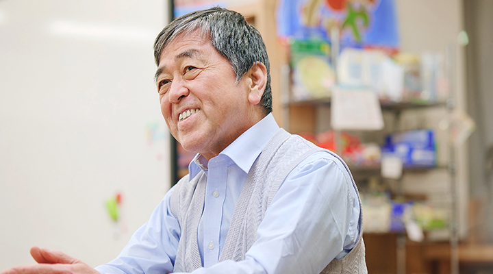 「荒川区男性介護者の会（オヤジの会）」副会長を務める神達五月雄さん 