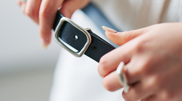 こすぱっしょんゆりえさんブランドのベルト