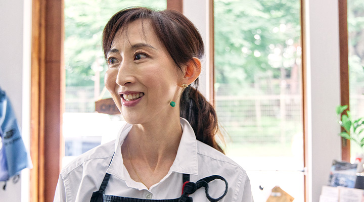 カフェ「Piece of Peace」店主・風間久仁子さん